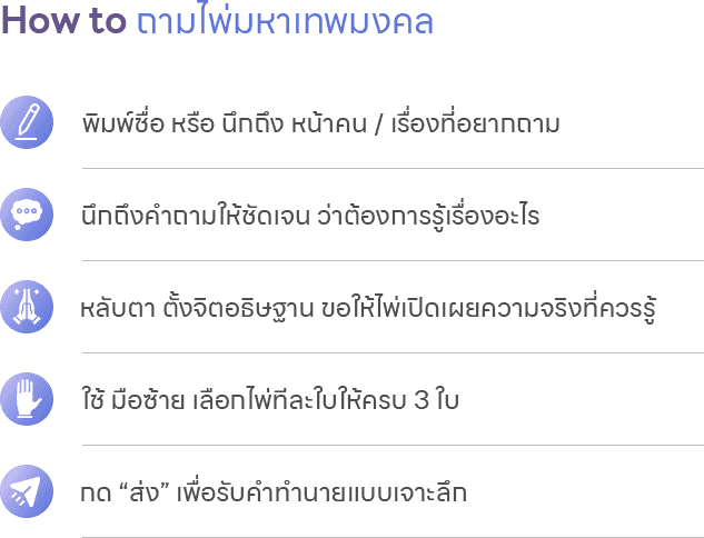 รายละเอียดไพ่มหาเทพมงคลส่วนที่ 3